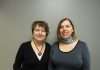 Ginette Côté, mairesse de Petit-Saguenay et Marina Gagné, nouvelle directrice générale de la municipalité