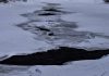 rivière St-Jean plus ou moins gelée
